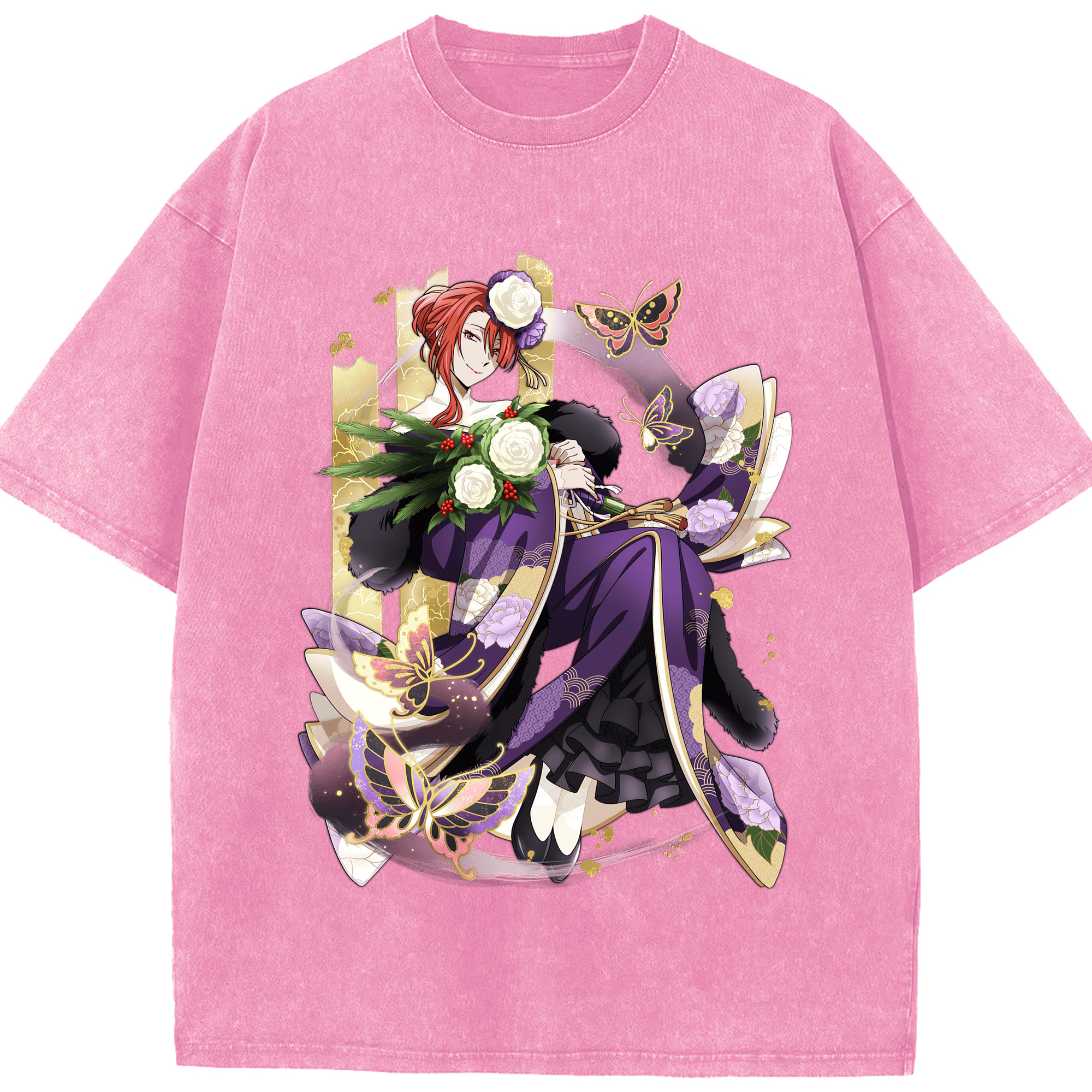 （画像用） 文豪ストレイドッグス Bungo Stray Dogs 綿100% ヴィンテージ風 半袖Tシャツ（フロントプリント）
